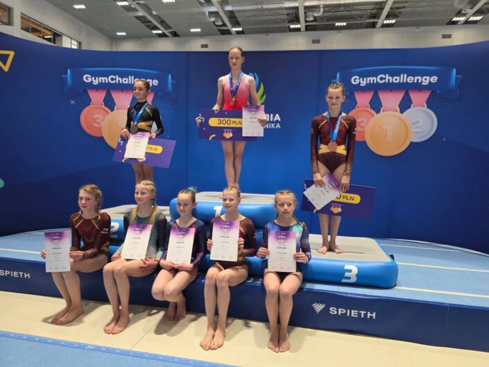 Dziewczęta z dwoma medalami podczas Gym Challenge